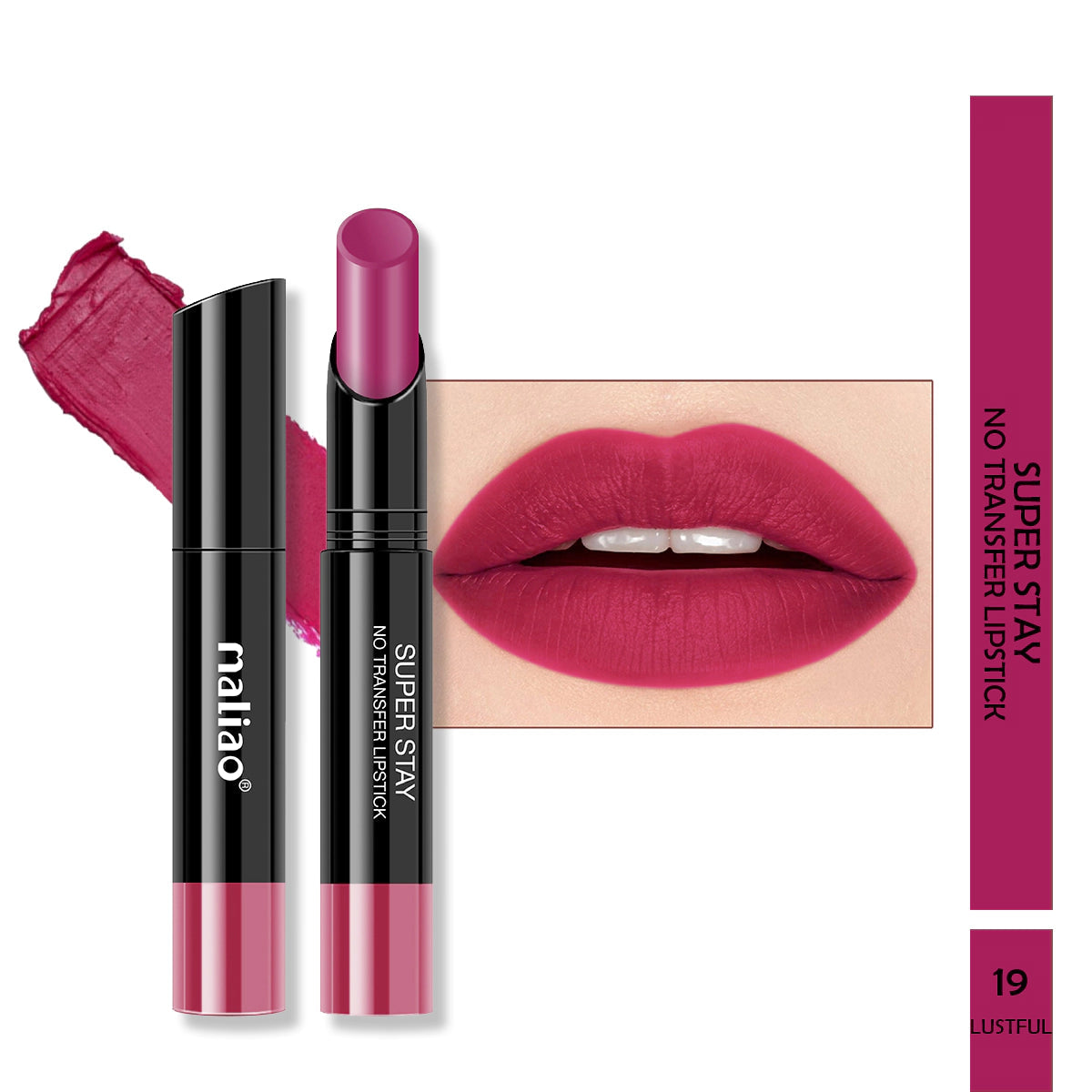 Maliao Super Stay No Transfer Lipstick - Unwavering Elegance Lip